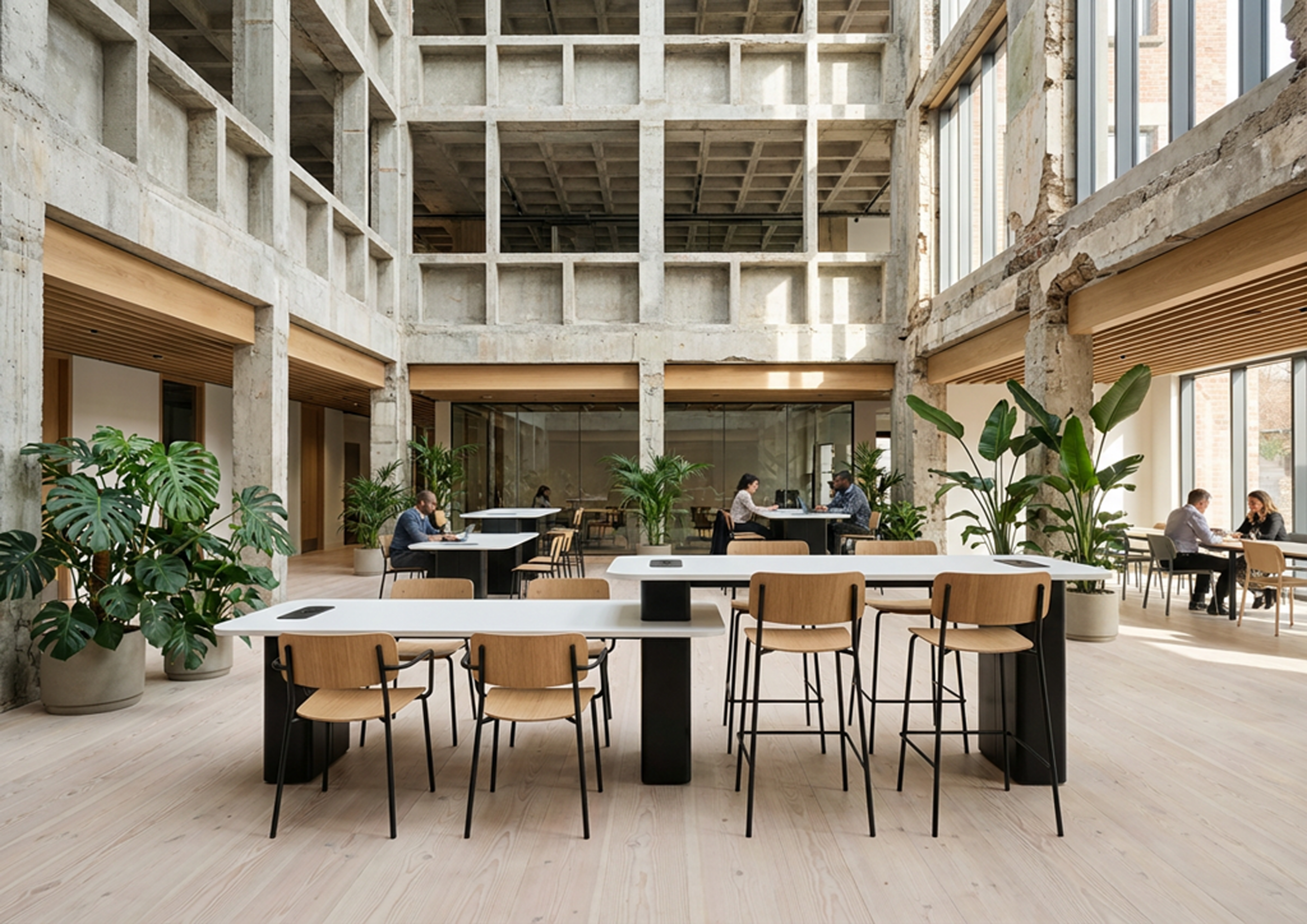 Levels Table System | Modular Workplace Tables | Frovi