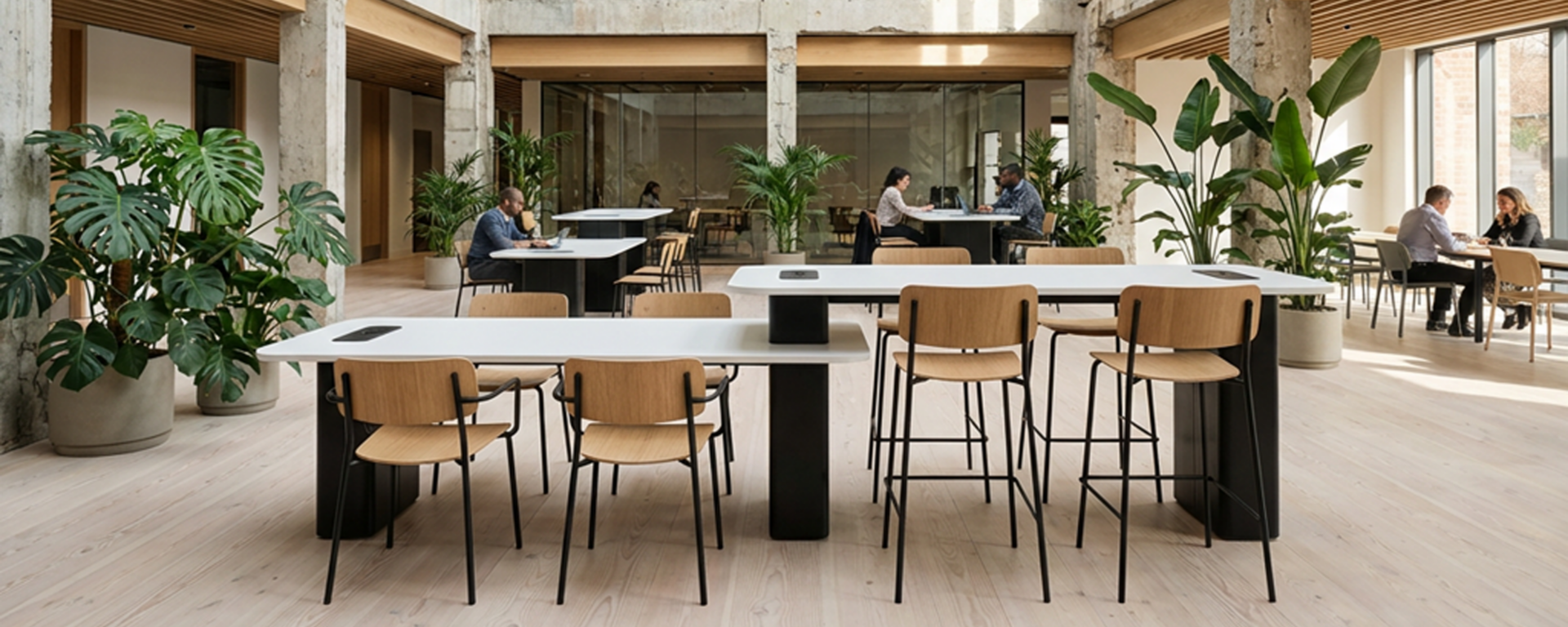 Levels Table System | Modular Workplace Tables | Frovi